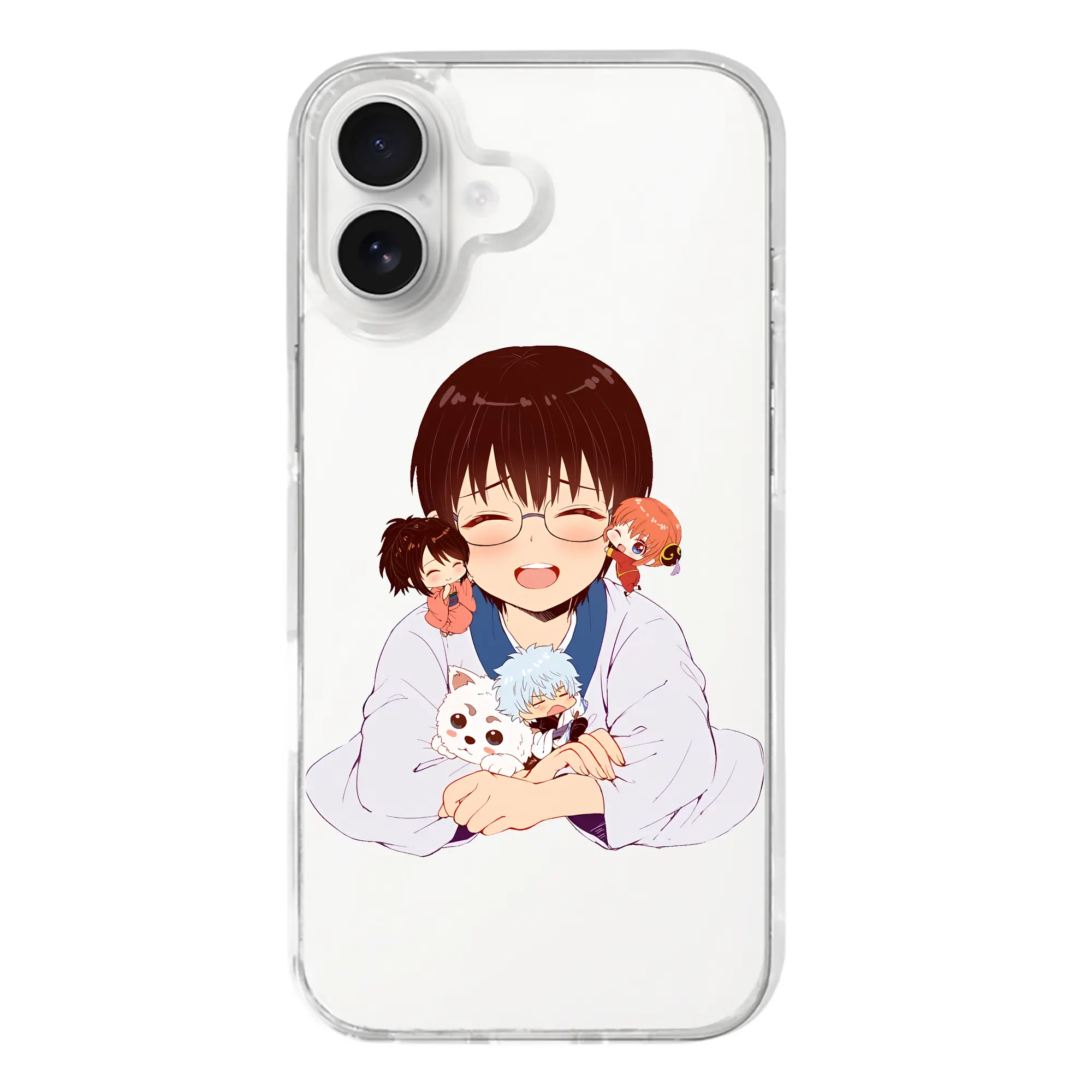 銀魂 グッズ 志村 新八 - iPhone 17シリーズ 透明スマホケース – 薄型・耐衝撃・精密フィット保護カバー